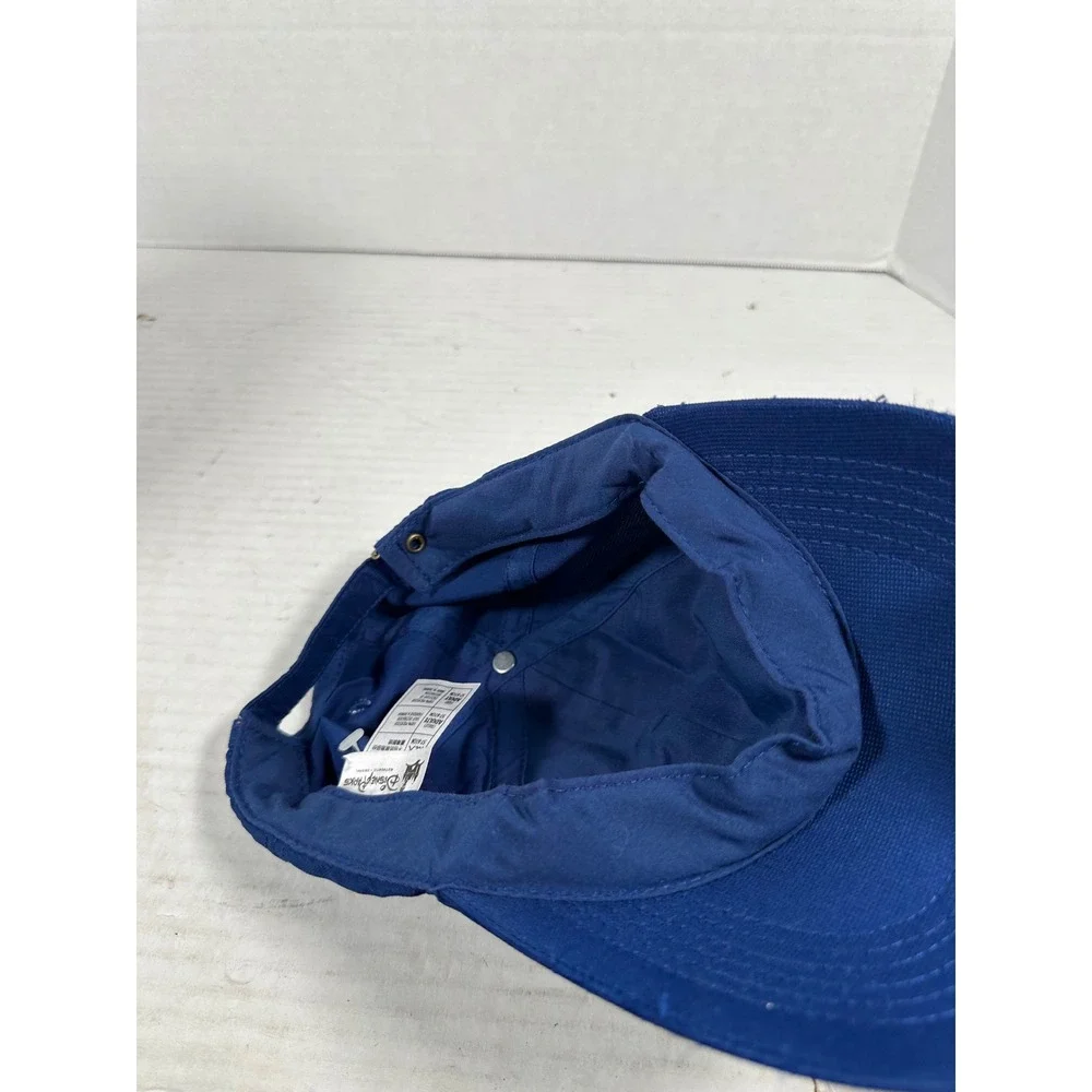 Disney Parks Mickey Mouse Blue‎ Textured Strapback Baseball Cap Hat Adult